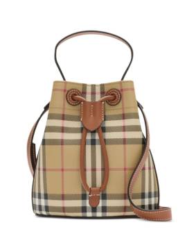 Burberry Mini Umhängetasche im Beutel-Design - Nude von Burberry