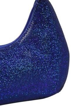 By Far Umhängetaschen - Blue Baby Amber Mini Bag Disco Dot Leather Effect - Gr. unisize - in Blau - für Damen von By Far