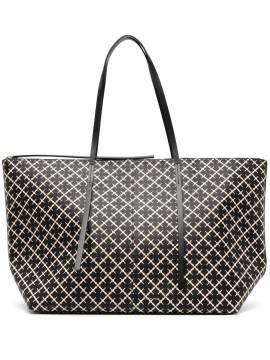 By Malene Birger Luze Shopper mit Logo-Print - Schwarz von By Malene Birger