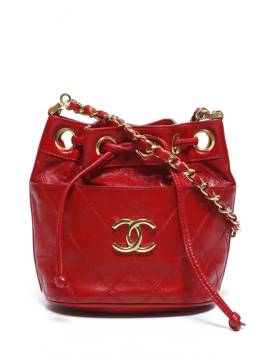 CHANEL Pre-Owned 1985-1993 Schultertasche mit Rautensteppung - Rot von CHANEL Pre-Owned