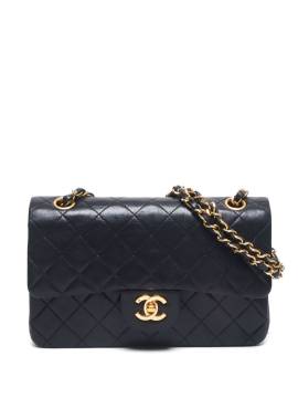 CHANEL Pre-Owned 1985-1993 small Double Flap shoulder bag - Schwarz von CHANEL Pre-Owned