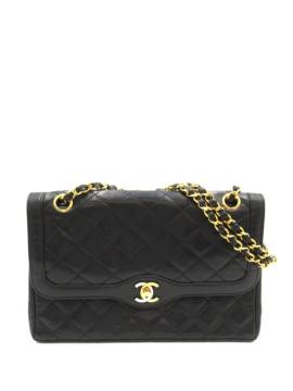 CHANEL Pre-Owned 1986-1988 Paris Exclusive Matelasse Chain Schultertasche - Schwarz von CHANEL Pre-Owned