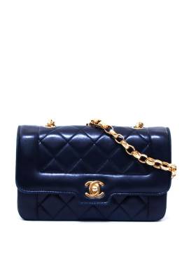 CHANEL Pre-Owned 1989/91 Schultertasche mit Bijoux-Kettenriemen - Schwarz von CHANEL Pre-Owned