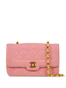 CHANEL Pre-Owned 1990 Classic Flap Bijoux Schultertasche mit Kette - Rosa von CHANEL Pre-Owned