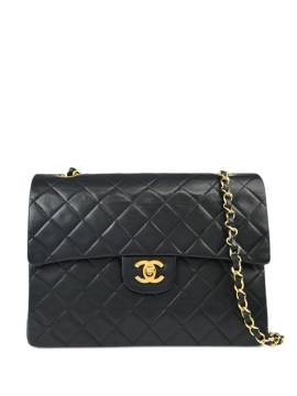 CHANEL Pre-Owned 1990 medium Double Flap shoulder bag - Schwarz von CHANEL Pre-Owned