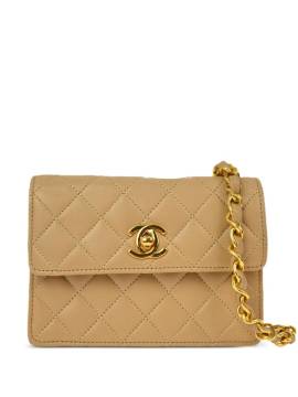 CHANEL Pre-Owned 1990 small Classic Flap shoulder bag - Nude von CHANEL Pre-Owned