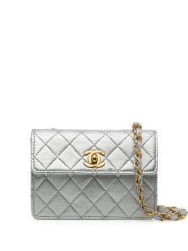 CHANEL Pre-Owned 1990s Mini-Tasche - Silber von CHANEL Pre-Owned
