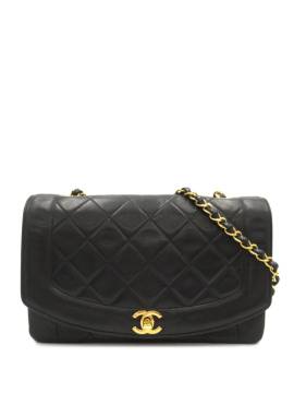 CHANEL Pre-Owned 1991-1994 Diana Schultertasche - Schwarz von CHANEL Pre-Owned