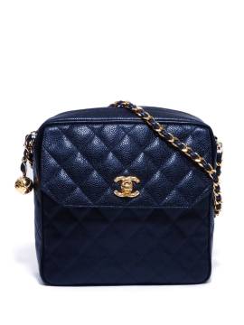 CHANEL Pre-Owned 1991-1994 Umhängetasche mit Rautensteppung - Schwarz von CHANEL Pre-Owned