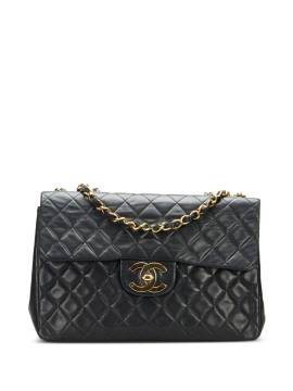 CHANEL Pre-Owned 1991-1994 maxi Classic Flap shoulder bag - Schwarz von CHANEL Pre-Owned