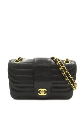 CHANEL Pre-Owned 1991-1994 Mademoiselle Schultertasche - Schwarz von CHANEL Pre-Owned