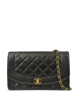 CHANEL Pre-Owned 1992 mittelgroße Diana Schultertasche - Schwarz von CHANEL Pre-Owned