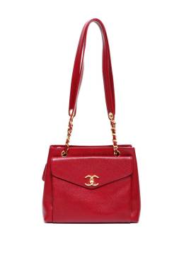 CHANEL Pre-Owned 1994-1996 Handtasche mit CC - Rot von CHANEL Pre-Owned