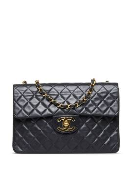 CHANEL Pre-Owned 1994-1996 Jumbo Classic Flap Schultertasche - Schwarz von CHANEL Pre-Owned