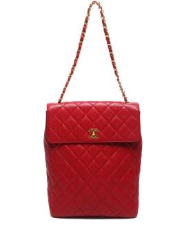 CHANEL Pre-Owned 1994-1999 Schultertasche mit CC-Drehverschluss - Rot von CHANEL Pre-Owned