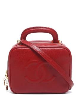 CHANEL Pre-Owned 1994-2000 Vanity Handtasche mit CC-Steppung - Rot von CHANEL Pre-Owned