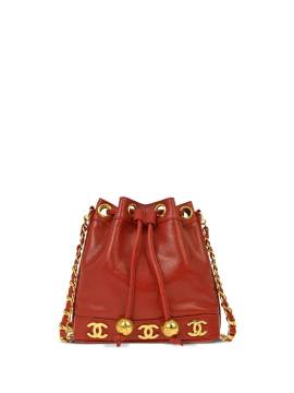 CHANEL Pre-Owned 1995 Beuteltasche mit Triple CC - Rot von CHANEL Pre-Owned