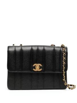 CHANEL Pre-Owned 1995 Mademoiselle Classic Flap Schultertasche - Schwarz von CHANEL Pre-Owned