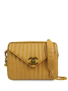 CHANEL Pre-Owned 1995 Mademoiselle Schultertasche - Gelb von CHANEL Pre-Owned