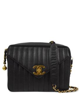 CHANEL Pre-Owned 1995 Mademoiselle Schultertasche - Schwarz von CHANEL Pre-Owned