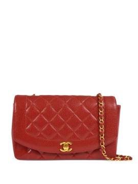 CHANEL Pre-Owned 1995 Mittelgroße Diana Schultertasche - Rot von CHANEL Pre-Owned