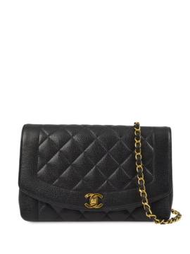 CHANEL Pre-Owned 1995 Mittelgroße Diana Schultertasche - Schwarz von CHANEL Pre-Owned