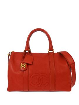 CHANEL Pre-Owned 1995 Reisetasche mit CC-Logo - Rot von CHANEL Pre-Owned