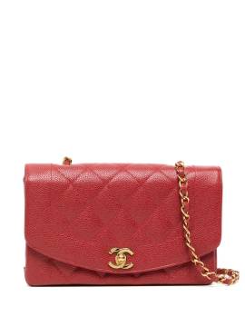 CHANEL Pre-Owned 1995 kleine Diana Schultertasche - Rot von CHANEL Pre-Owned