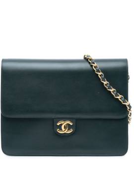 CHANEL Pre-Owned 1996-1997 CC Single Flap Schultertasche - Blau von CHANEL Pre-Owned