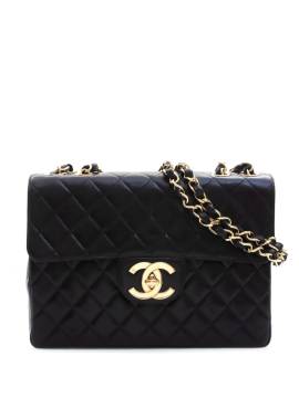 CHANEL Pre-Owned 1996/97 Classic Flap Schultertasche - Schwarz von CHANEL Pre-Owned