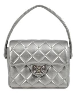 CHANEL Pre-Owned 1997 Mini Classic Flap Handtasche - Silber von CHANEL Pre-Owned