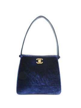 CHANEL Pre-Owned 1998 Handtasche aus Samt - Blau von CHANEL Pre-Owned