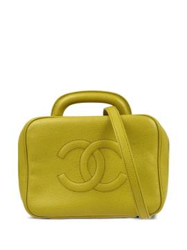 CHANEL Pre-Owned 1998 Vanity Handtasche mit CC-Steppung - Gelb von CHANEL Pre-Owned