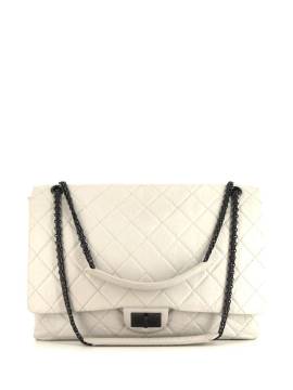 CHANEL Pre-Owned 2.55 Classic Flap Umhängetasche - Weiß von CHANEL Pre-Owned