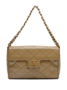 CHANEL Pre-Owned 2000 gesteppte Schultertasche - Nude von CHANEL Pre-Owned
