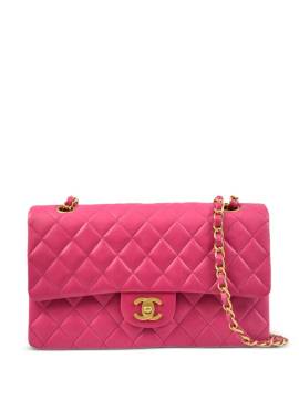 CHANEL Pre-Owned 2000 mittelgroße Schultertasche mit Double Flap - Rosa von CHANEL Pre-Owned