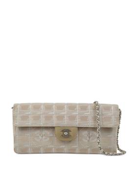 CHANEL Pre-Owned 2000 pre-owned Travel Line East West Schultertasche - Nude von CHANEL Pre-Owned