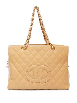 CHANEL Pre-Owned 2001-2002 Grand Shopping Tote Bag - Nude von CHANEL Pre-Owned