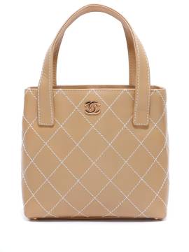 CHANEL Pre-Owned 2002 Shopper mit Wild Stitch - Nude von CHANEL Pre-Owned