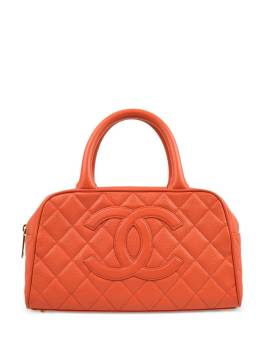 CHANEL Pre-Owned 2003 Bowling 27 Tasche - Orange von CHANEL Pre-Owned