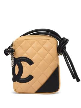 CHANEL Pre-Owned 2003 Cambon Ligne Schultertasche - Nude von CHANEL Pre-Owned