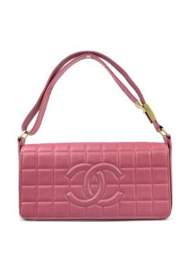 CHANEL Pre-Owned 2003 Choco Bar Schultertasche - Rosa von CHANEL Pre-Owned