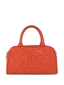CHANEL Pre-Owned 2003 Mini Bowlingtasche mit CC - Rot von CHANEL Pre-Owned