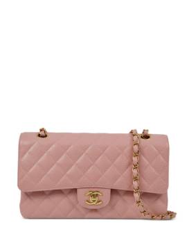 CHANEL Pre-Owned 2003 pre-owned mittelgroße Double Flap Schultertasche - Rosa von CHANEL Pre-Owned