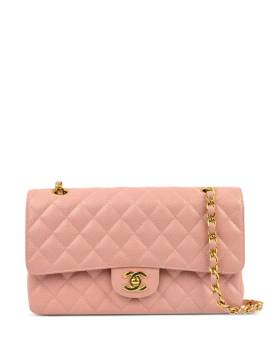 CHANEL Pre-Owned 2003 pre-owned mittelgroße Double Flap Schultertasche - Rosa von CHANEL Pre-Owned