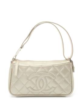 CHANEL Pre-Owned 2004-2005 pre-owned Schultertasche mit CC-Motiv - Grau von CHANEL Pre-Owned