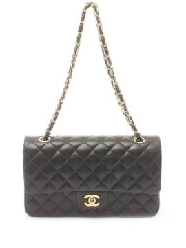 CHANEL Pre-Owned 2004-2005 Double Flap Schultertasche - Schwarz von CHANEL Pre-Owned