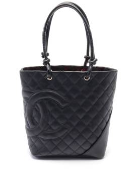 CHANEL Pre-Owned 2004-2005 medium Cambon line tote bag - Schwarz von CHANEL Pre-Owned