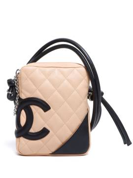 CHANEL Pre-Owned 2004 Cambon Line Schultertasche - Nude von CHANEL Pre-Owned