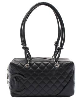 CHANEL Pre-Owned 2005-2006 Cambon Ligne Handtasche - Schwarz von CHANEL Pre-Owned